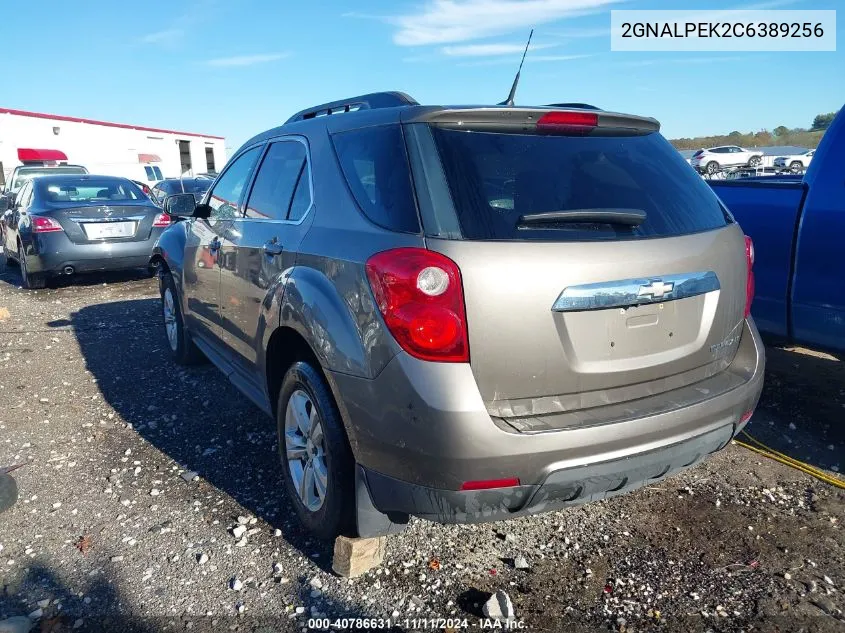 2012 Chevrolet Equinox 2Lt VIN: 2GNALPEK2C6389256 Lot: 40786631