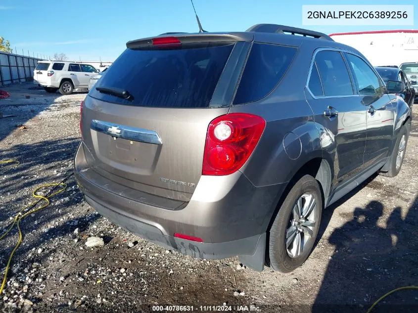 2012 Chevrolet Equinox 2Lt VIN: 2GNALPEK2C6389256 Lot: 40786631