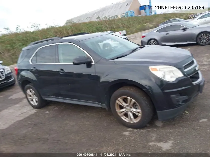 2012 Chevrolet Equinox 1Lt VIN: 2GNFLEE59C6205189 Lot: 40800844