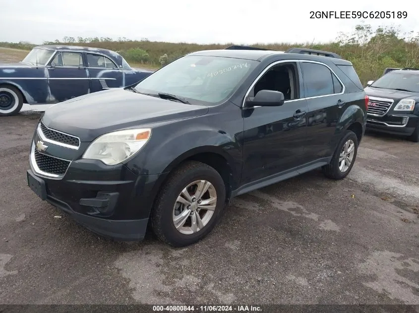 2012 Chevrolet Equinox 1Lt VIN: 2GNFLEE59C6205189 Lot: 40800844