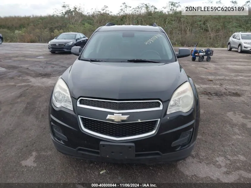 2012 Chevrolet Equinox 1Lt VIN: 2GNFLEE59C6205189 Lot: 40800844