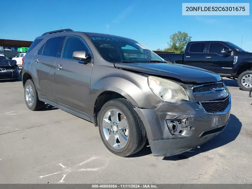 2012 Chevrolet Equinox 1Lt VIN: 2GNFLDE52C6301675 Lot: 40805054