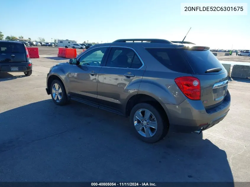 2012 Chevrolet Equinox 1Lt VIN: 2GNFLDE52C6301675 Lot: 40805054