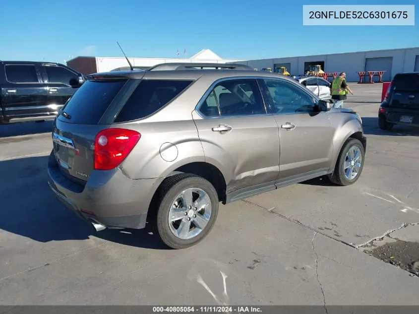 2012 Chevrolet Equinox 1Lt VIN: 2GNFLDE52C6301675 Lot: 40805054