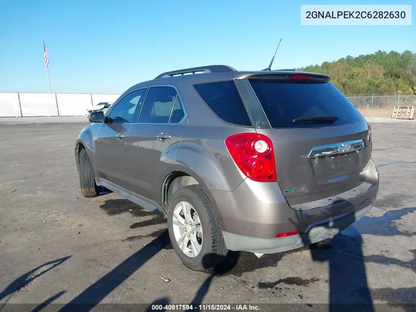 2012 Chevrolet Equinox 2Lt VIN: 2GNALPEK2C6282630 Lot: 40817594