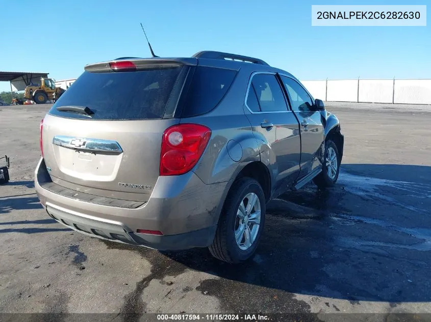 2012 Chevrolet Equinox 2Lt VIN: 2GNALPEK2C6282630 Lot: 40817594