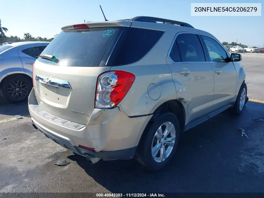 2012 Chevrolet Equinox 2Lt VIN: 2GNFLNE54C6206279 Lot: 40842383