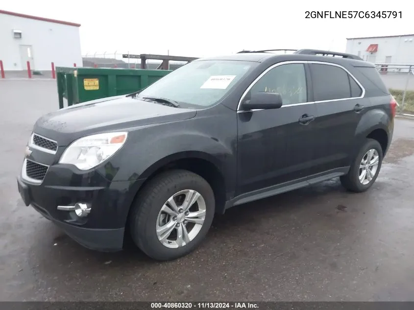 2012 Chevrolet Equinox 2Lt VIN: 2GNFLNE57C6345791 Lot: 40860320