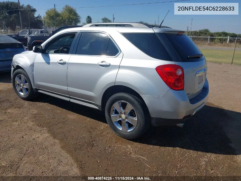 2012 Chevrolet Equinox 1Lt VIN: 2GNFLDE54C6228633 Lot: 40874225