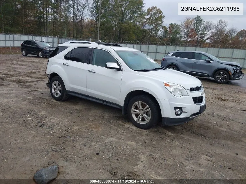 2GNALFEK2C6211938 2012 Chevrolet Equinox Ltz