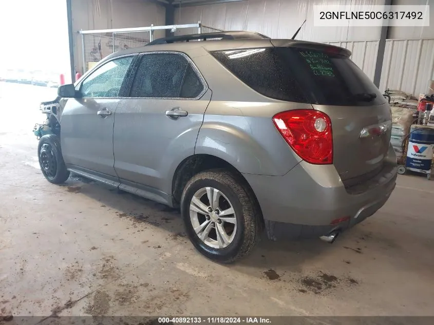 2012 Chevrolet Equinox 2Lt VIN: 2GNFLNE50C6317492 Lot: 40892133