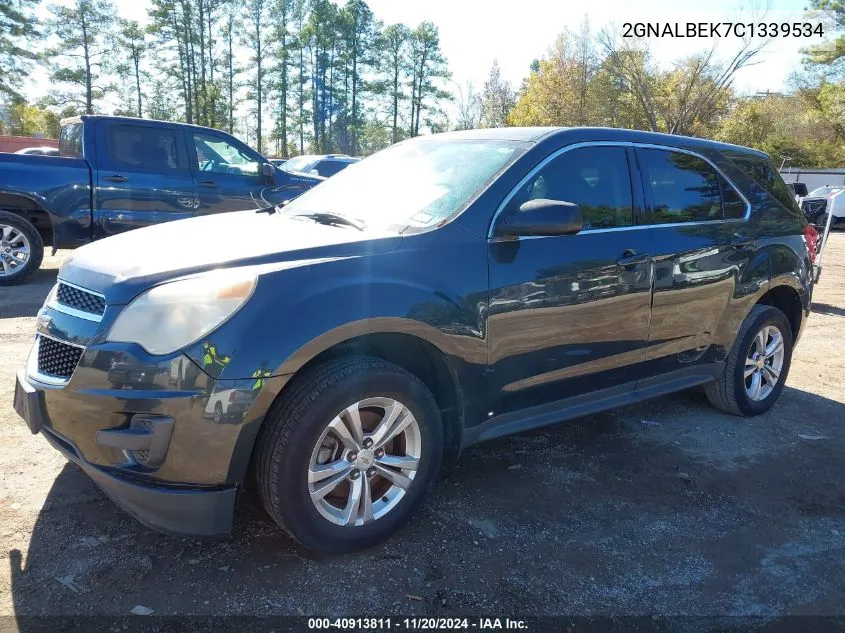 2012 Chevrolet Equinox Ls VIN: 2GNALBEK7C1339534 Lot: 40913811