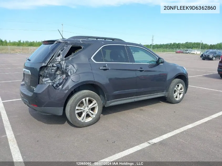 2013 Chevrolet Equinox VIN: 2GNFLEEK9D6362860 Lot: 12065060