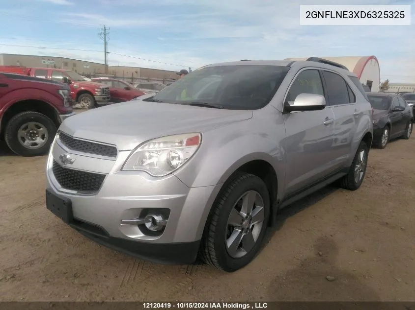 2013 Chevrolet Equinox Lt VIN: 2GNFLNE3XD6325325 Lot: 12120419