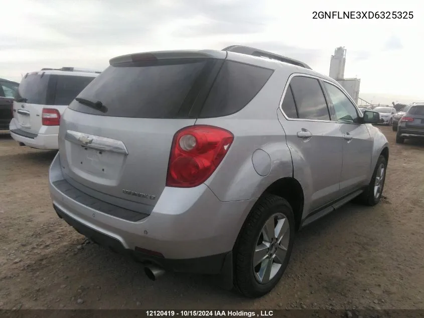 2013 Chevrolet Equinox Lt VIN: 2GNFLNE3XD6325325 Lot: 12120419