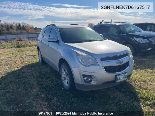 2GNFLNEK7D6167517 2013 Chevrolet Equinox Lt