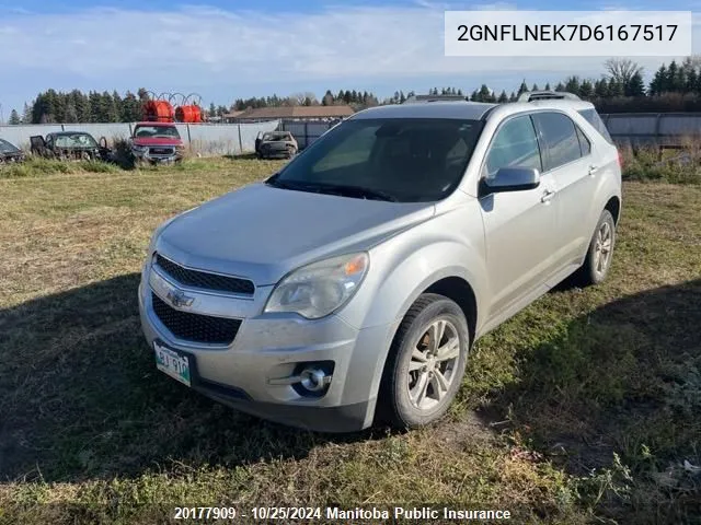 2GNFLNEK7D6167517 2013 Chevrolet Equinox Lt