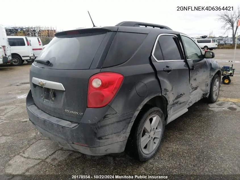 2GNFLNEK4D6364421 2013 Chevrolet Equinox Lt