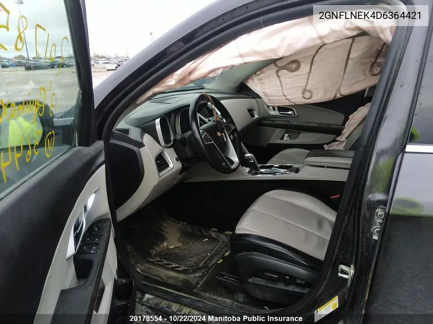 2GNFLNEK4D6364421 2013 Chevrolet Equinox Lt