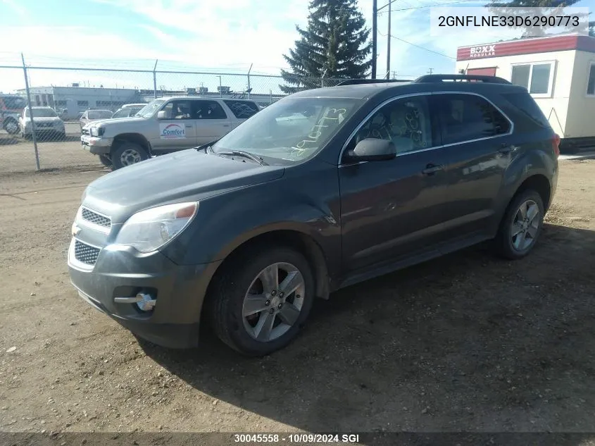 2013 Chevrolet Equinox Lt VIN: 2GNFLNE33D6290773 Lot: 30045558