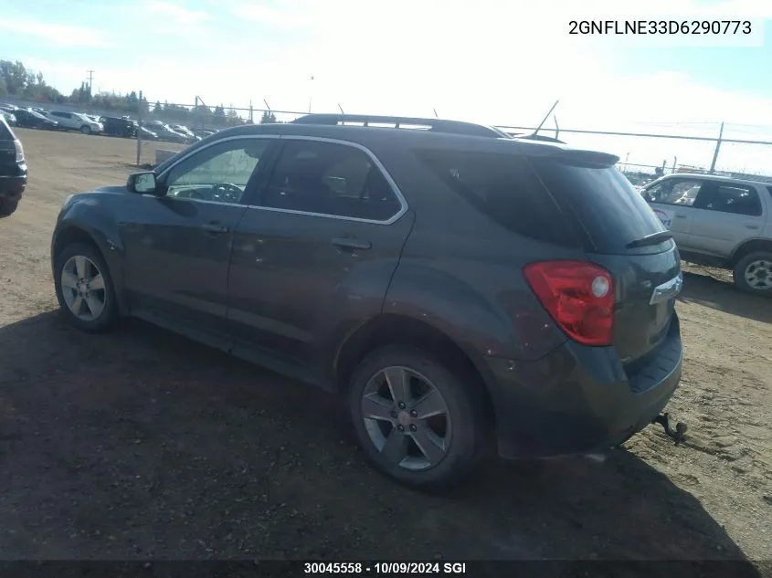 2013 Chevrolet Equinox Lt VIN: 2GNFLNE33D6290773 Lot: 30045558