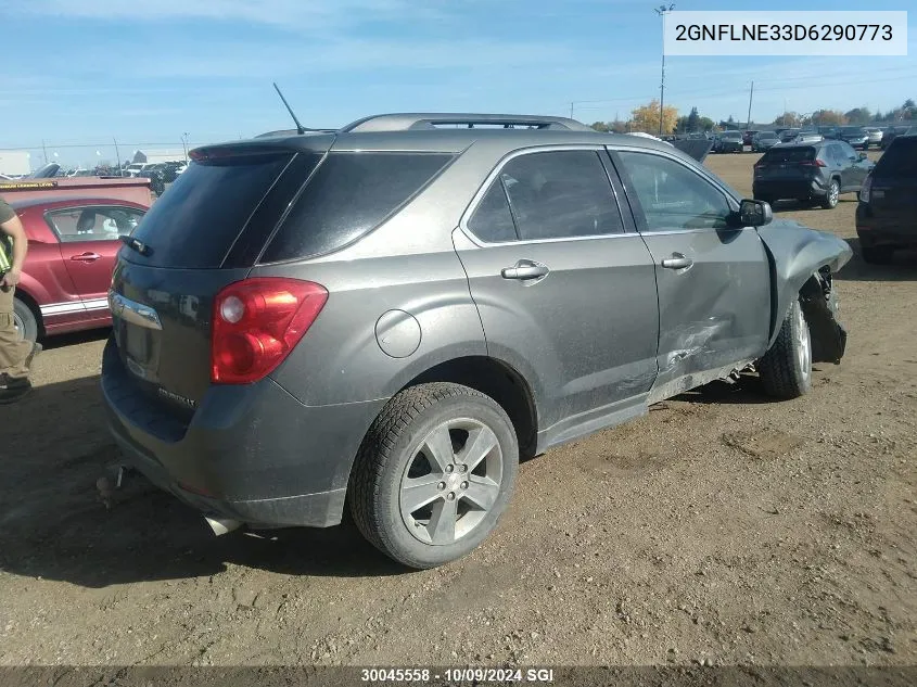 2013 Chevrolet Equinox Lt VIN: 2GNFLNE33D6290773 Lot: 30045558