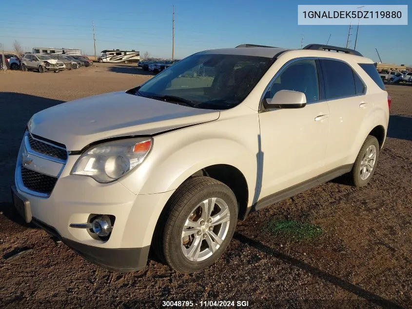 2013 Chevrolet Equinox Lt VIN: 1GNALDEK5DZ119880 Lot: 30048795