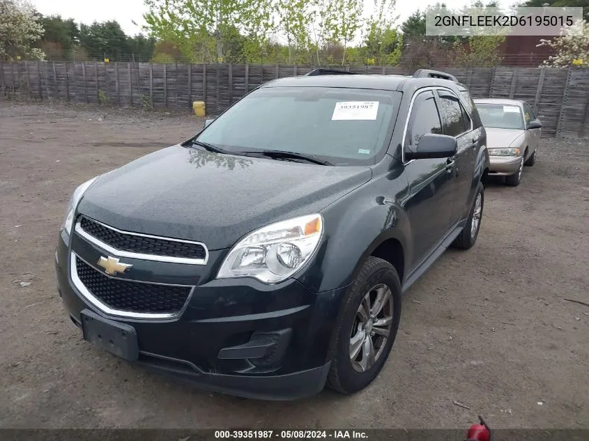 2GNFLEEK2D6195015 2013 Chevrolet Equinox 1Lt