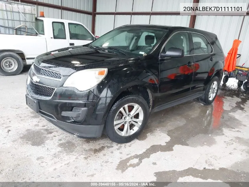 2GNALBEK7D1111101 2013 Chevrolet Equinox Ls