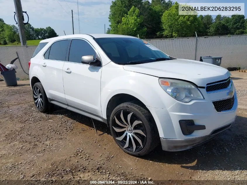 2013 Chevrolet Equinox Ls VIN: 2GNALBEK2D6283295 Lot: 39475364