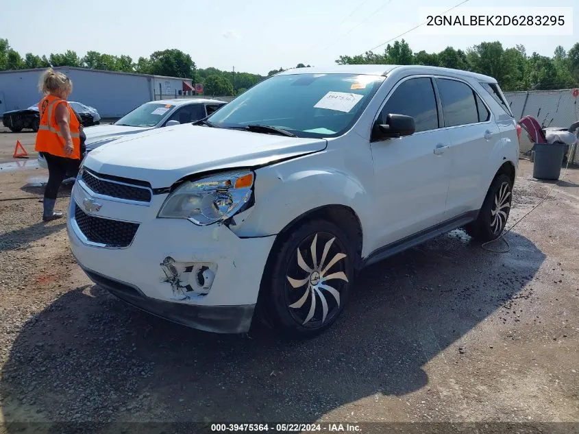 2013 Chevrolet Equinox Ls VIN: 2GNALBEK2D6283295 Lot: 39475364