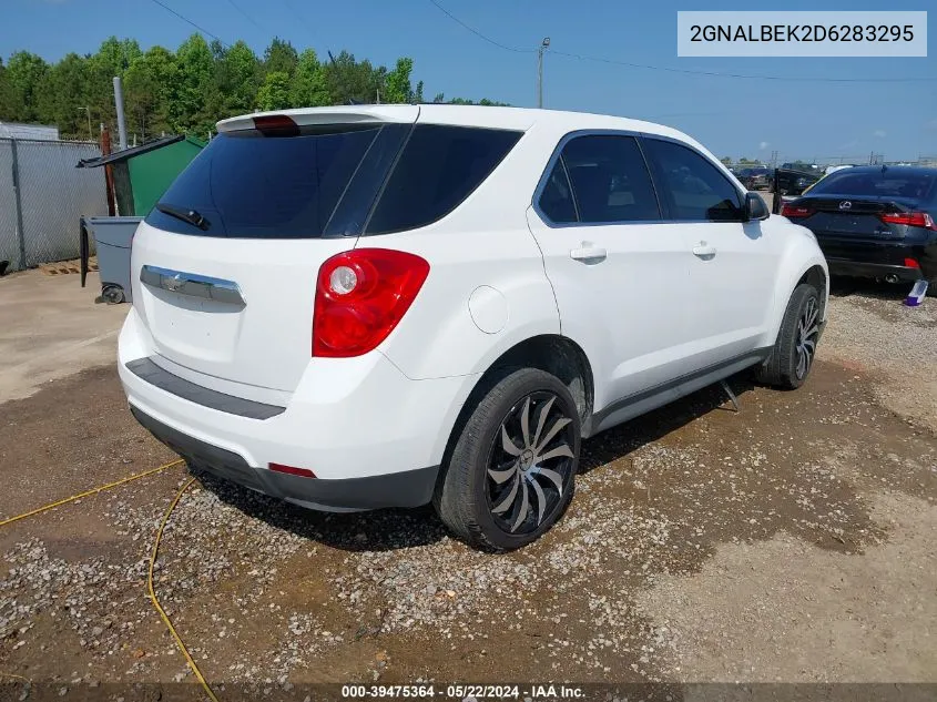 2013 Chevrolet Equinox Ls VIN: 2GNALBEK2D6283295 Lot: 39475364