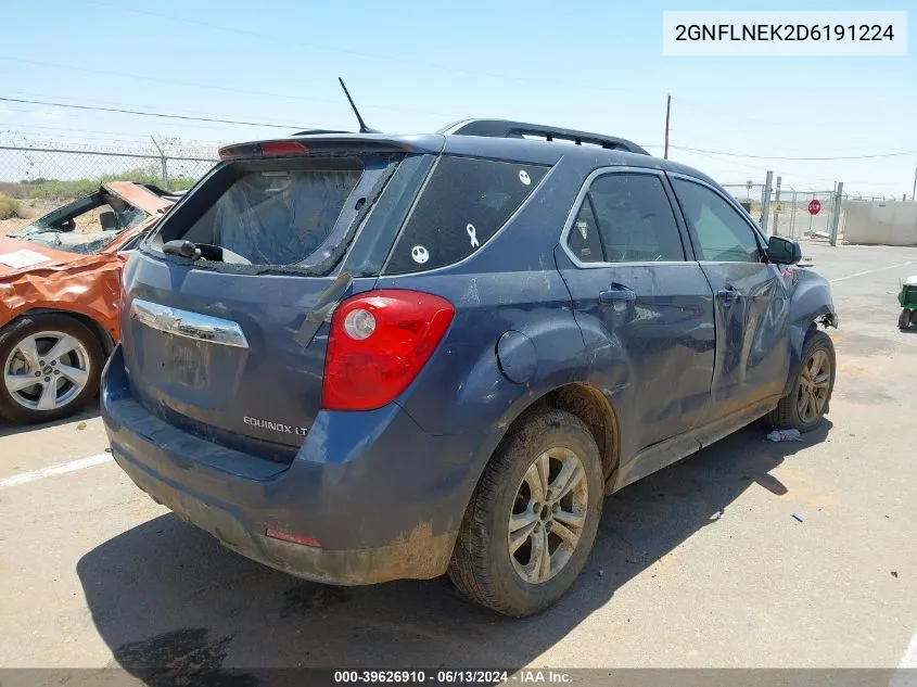 2013 Chevrolet Equinox 2Lt VIN: 2GNFLNEK2D6191224 Lot: 39626910