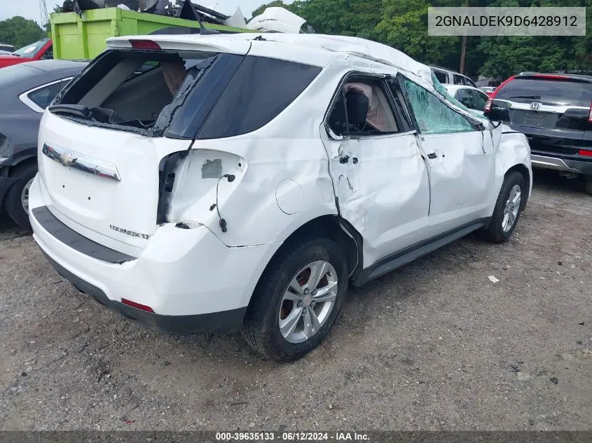 2GNALDEK9D6428912 2013 Chevrolet Equinox 1Lt