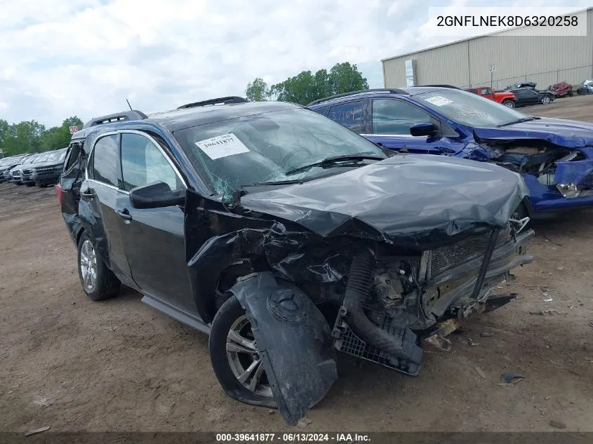 2013 Chevrolet Equinox 2Lt VIN: 2GNFLNEK8D6320258 Lot: 39641877