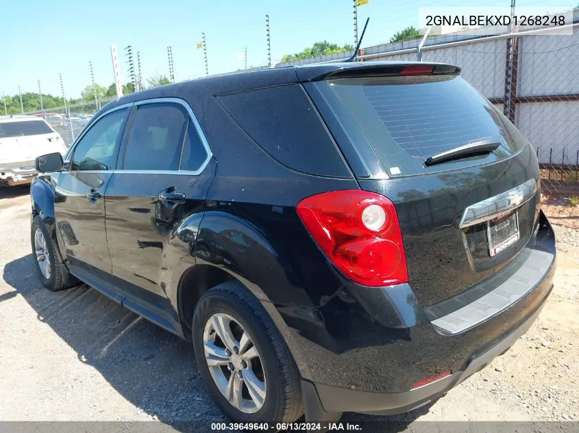 2013 Chevrolet Equinox Ls VIN: 2GNALBEKXD1268248 Lot: 39649640