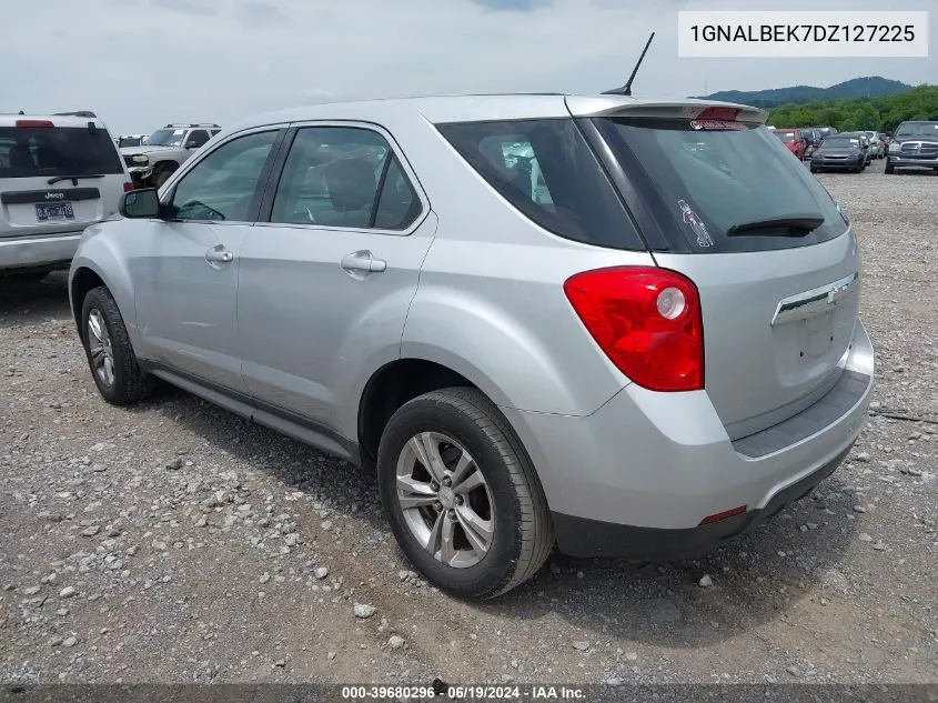 2013 Chevrolet Equinox Ls VIN: 1GNALBEK7DZ127225 Lot: 39680296