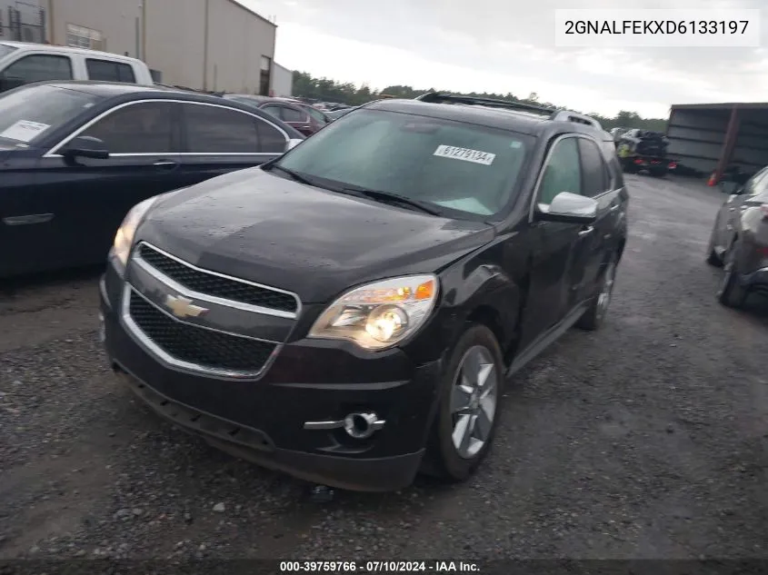 2GNALFEKXD6133197 2013 Chevrolet Equinox Ltz