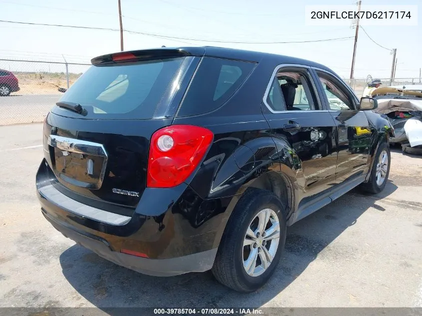 2GNFLCEK7D6217174 2013 Chevrolet Equinox Ls