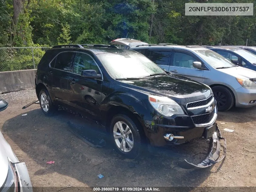 2013 Chevrolet Equinox 2Lt VIN: 2GNFLPE30D6137537 Lot: 39800719