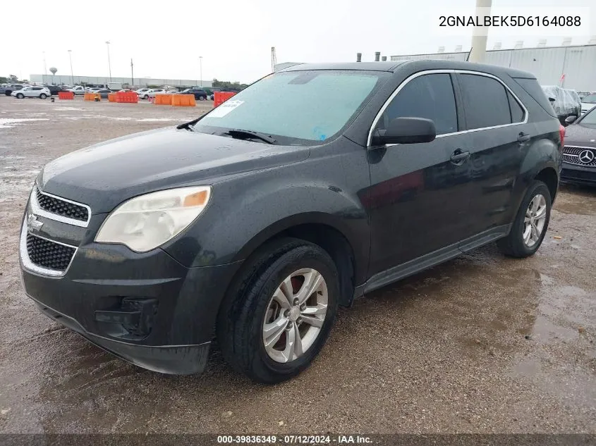 2013 Chevrolet Equinox Ls VIN: 2GNALBEK5D6164088 Lot: 39836349