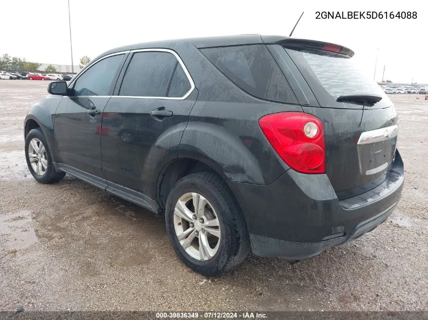 2013 Chevrolet Equinox Ls VIN: 2GNALBEK5D6164088 Lot: 39836349