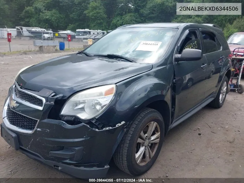 2013 Chevrolet Equinox Ls VIN: 2GNALBEKXD6344506 Lot: 39844355