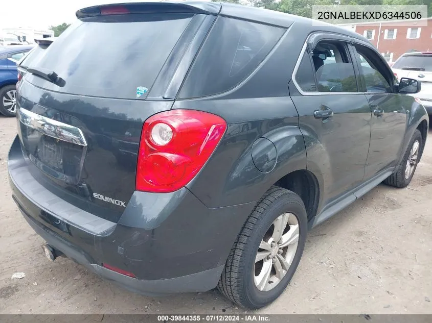 2GNALBEKXD6344506 2013 Chevrolet Equinox Ls