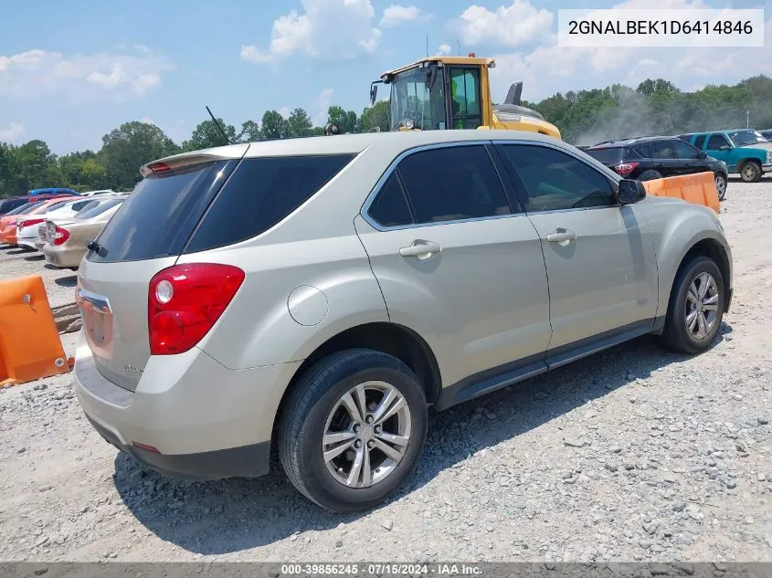 2GNALBEK1D6414846 2013 Chevrolet Equinox Ls