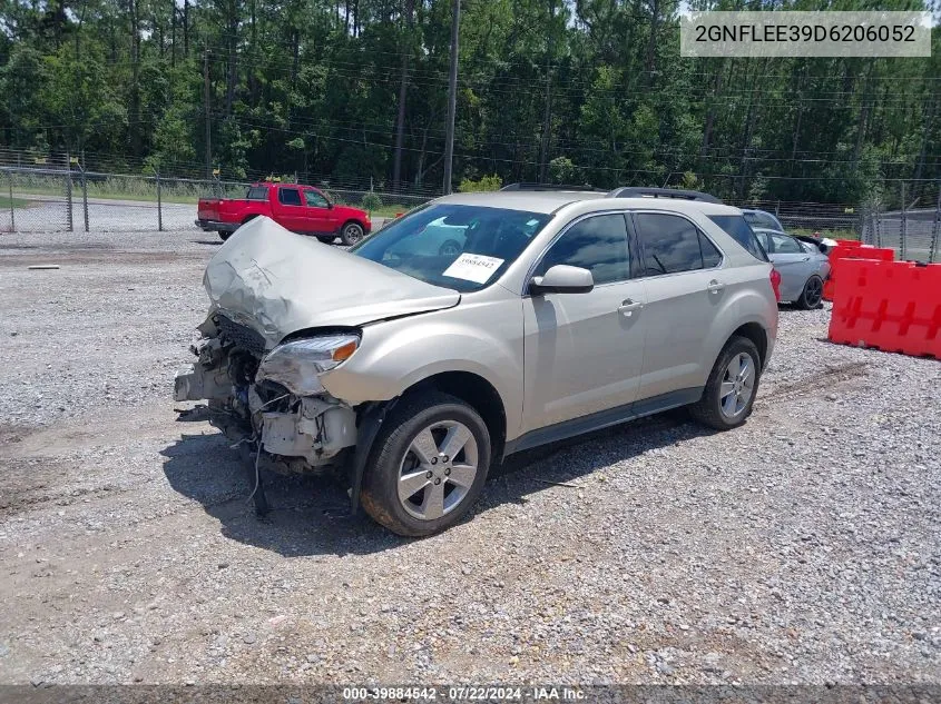 2013 Chevrolet Equinox 1Lt VIN: 2GNFLEE39D6206052 Lot: 39884542