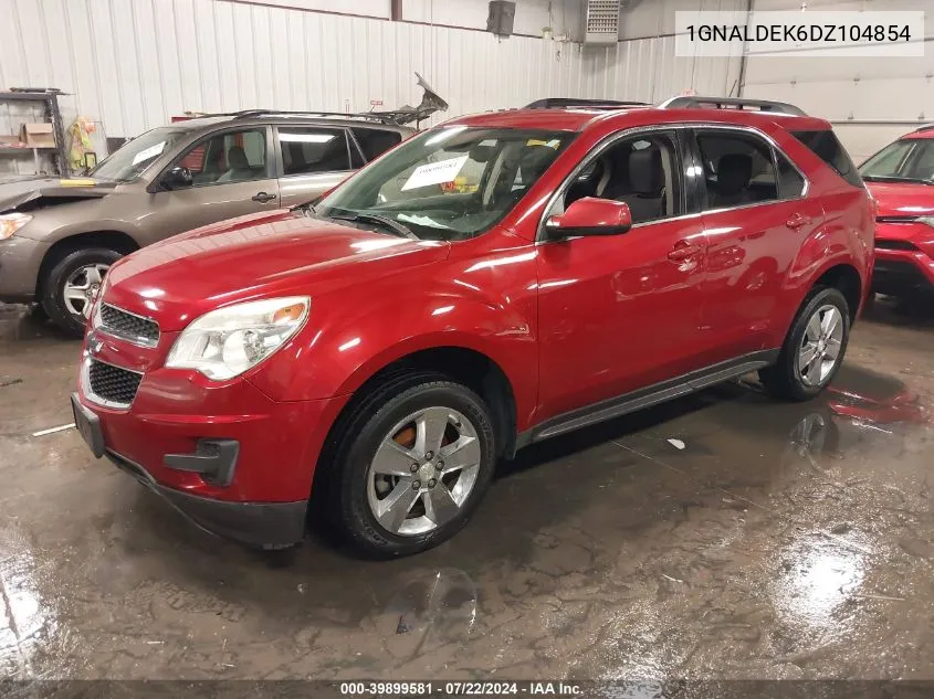 2013 Chevrolet Equinox 1Lt VIN: 1GNALDEK6DZ104854 Lot: 39899581