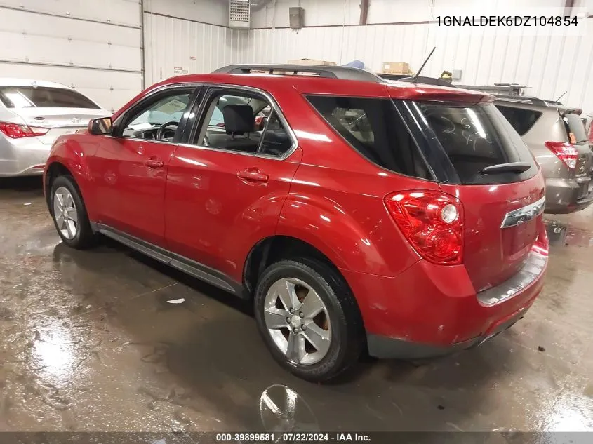 1GNALDEK6DZ104854 2013 Chevrolet Equinox 1Lt