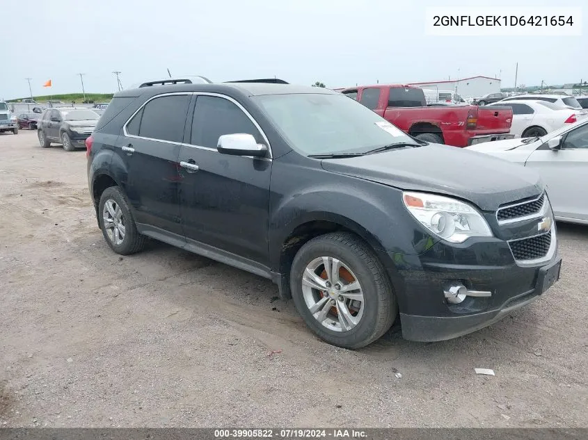 2GNFLGEK1D6421654 2013 Chevrolet Equinox Ltz