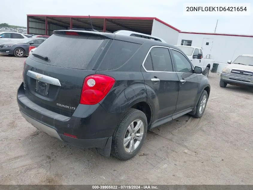 2GNFLGEK1D6421654 2013 Chevrolet Equinox Ltz